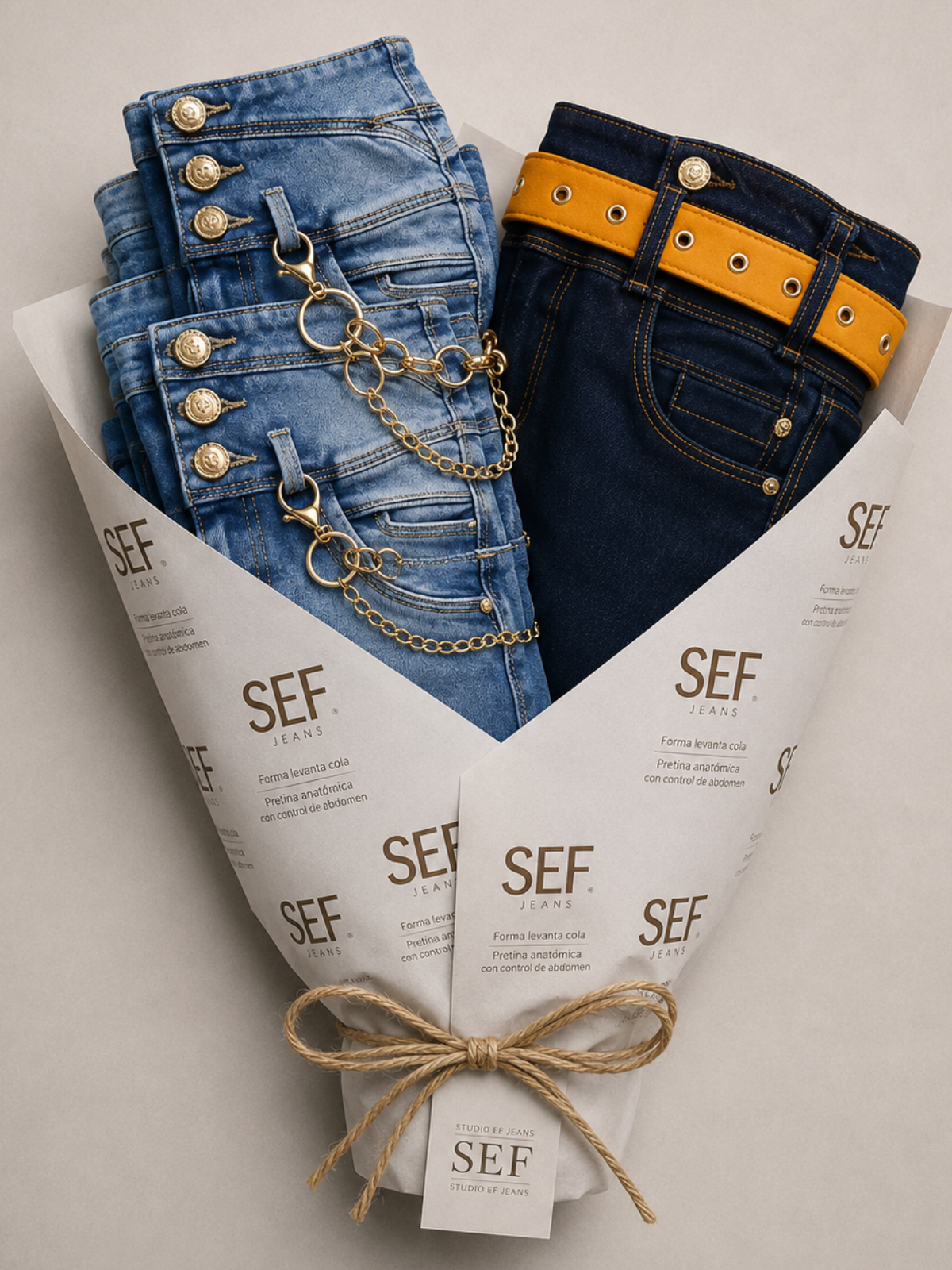 Producción hecha en Colombia de SEF Jeans