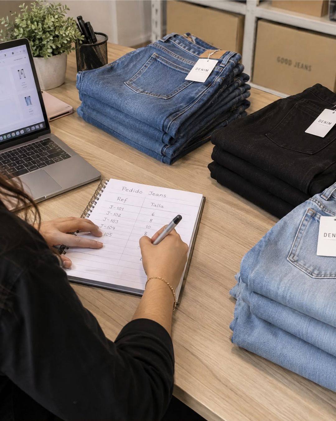 Confirma tu pedido mayorista SEF Jeans