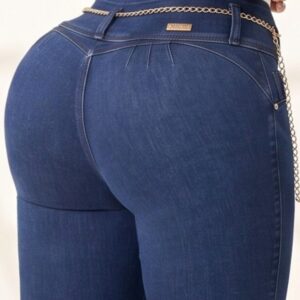 JEAN STRETCH TIRO ALTO 3 BOTONES SIN BOLSILLOS SKINNY - Image 3