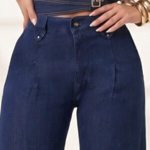 JEAN CHAMBRAY BOTA ANCHA TIRO ALTO - Image 2
